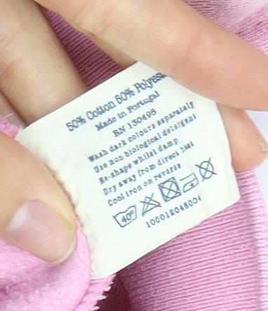 Jack Wills Women's Pink Pullover Hoodie, Size 10