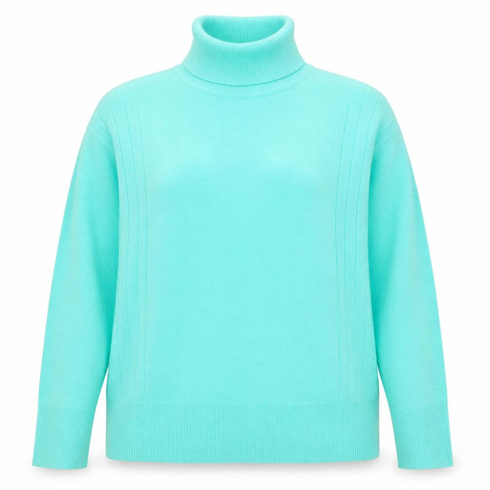 TOG 24 Women's Green Roll Neck Pullover Jumper Size 14