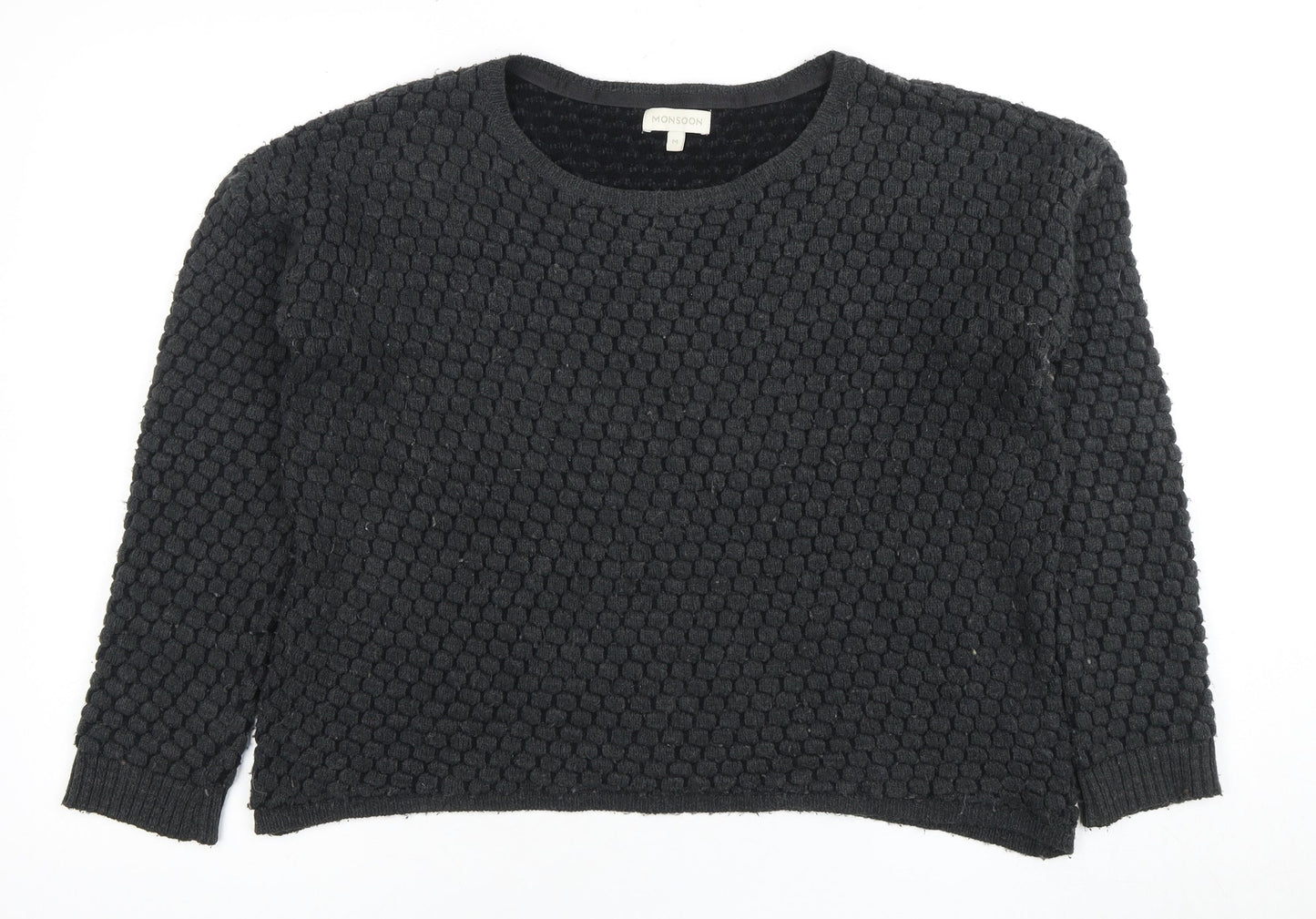 Monsoon Women’s Black Medium Knit Pullover Jumper