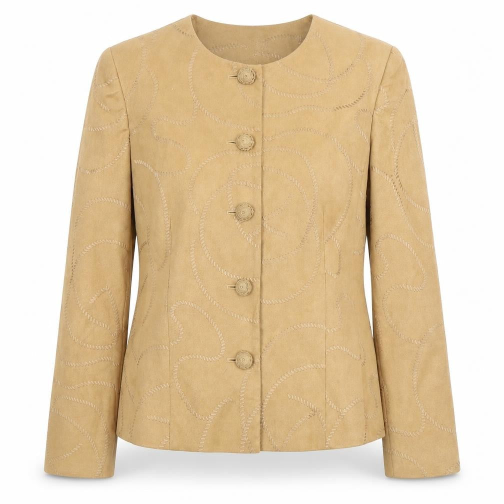 Viyella Women's Brown Blazer, Size 10, Regular Fit, Lined