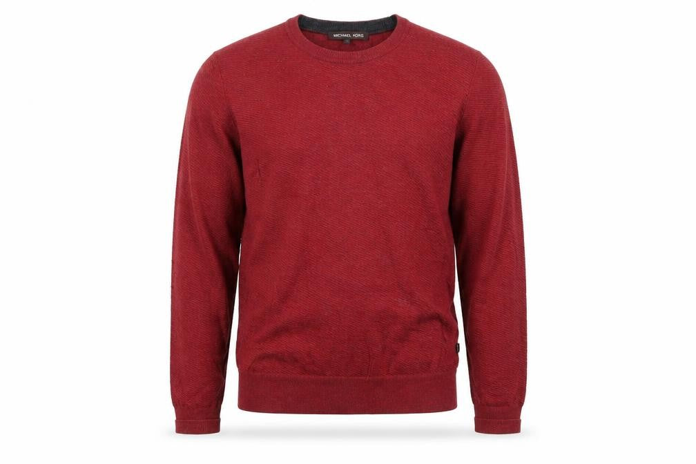 Michael Kors Men's Red Wool Pullover Jumper S