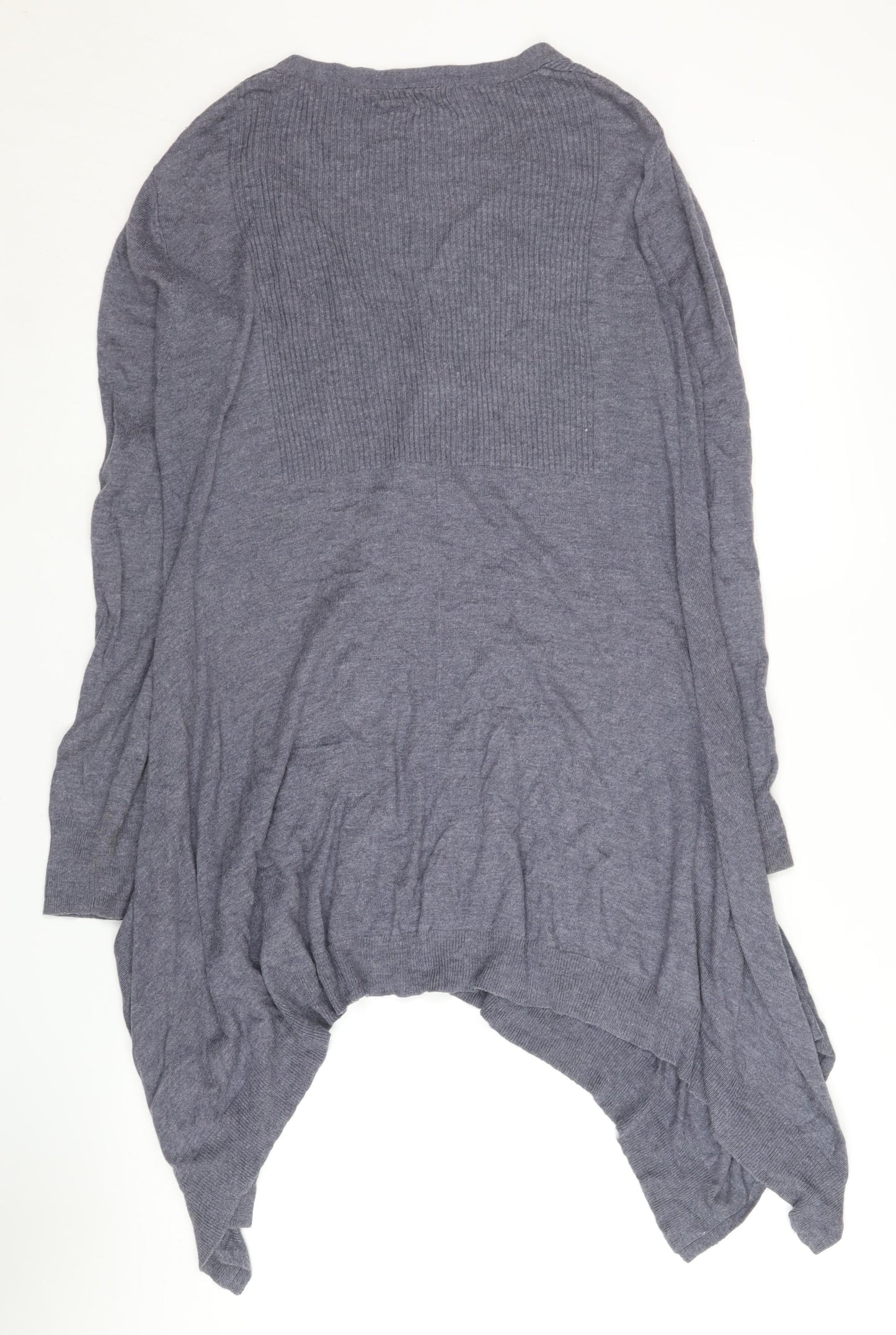 Marks and Spencer Women's Blue Cardigan, Size 16, V-Neck