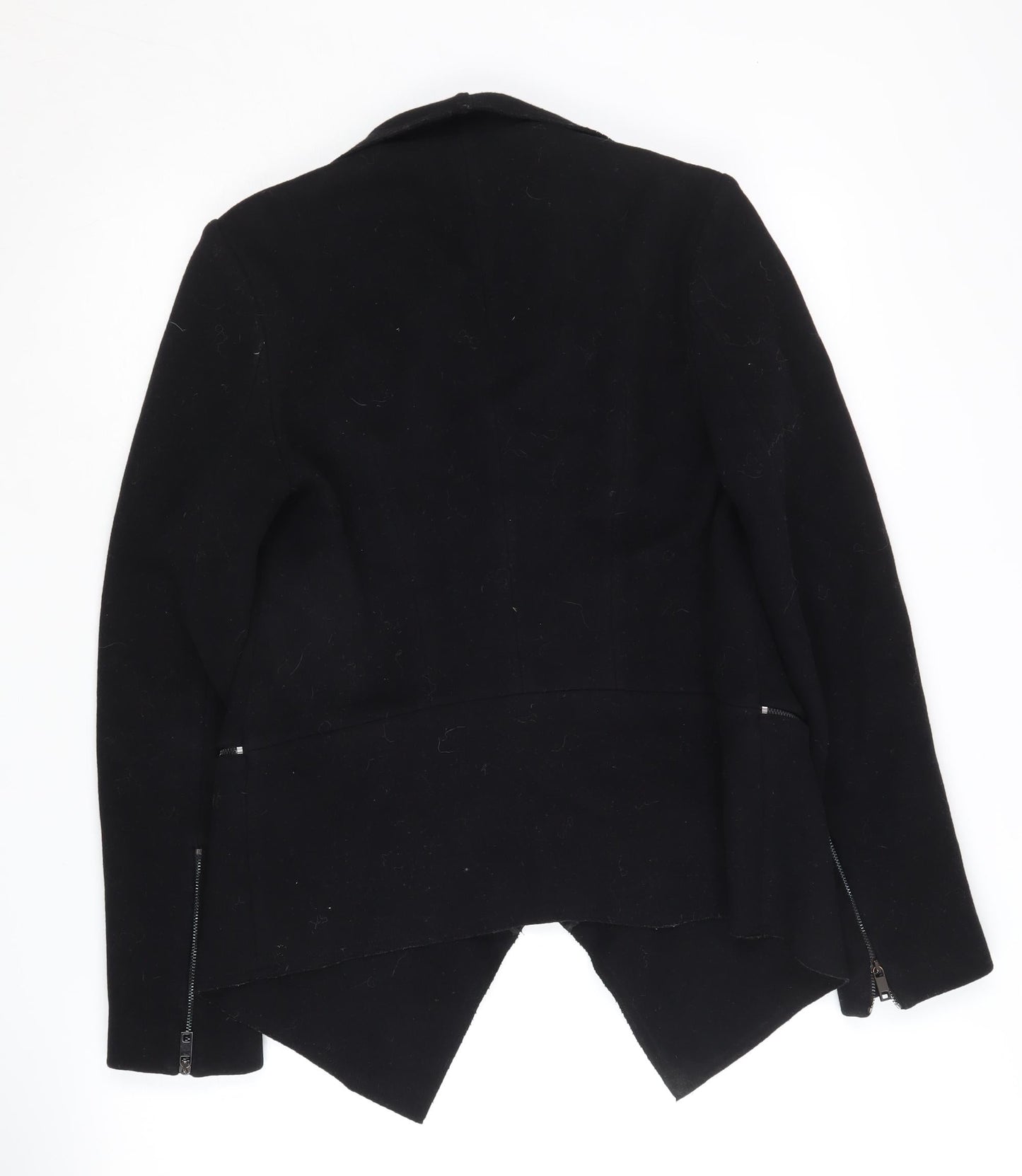 Zara Woman Black Wool Blend Jacket, S, Autumn/Winter Casual
