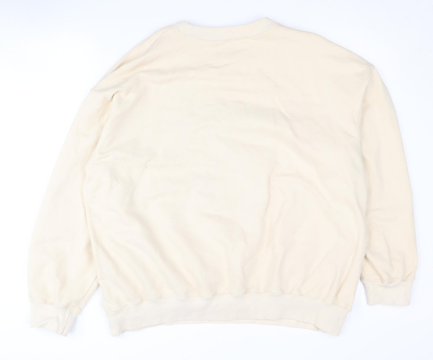 Pull&Bear Teen Beige Sweatshirt, Size 12, NYC Logo