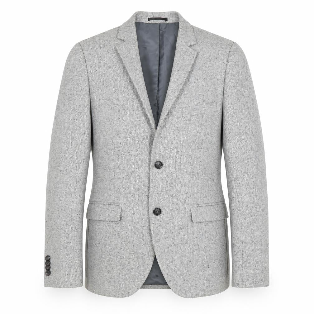 Topman Men's Grey Blazer 40 Regular Fit Formal Jacket
