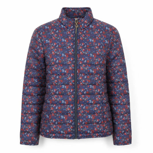 Front view of Anne De Lancay Women's Multicoloured Puffer Jacket M