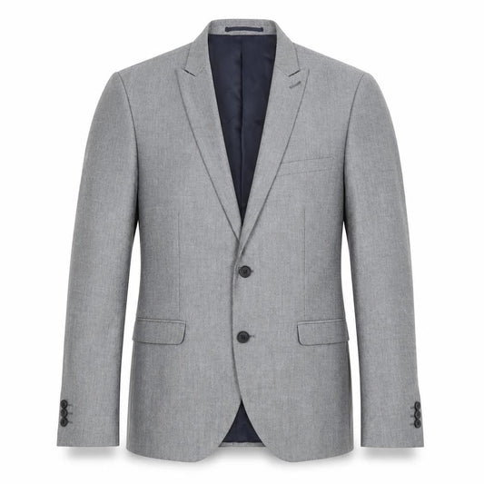 Next Men's Grey Blazer, Size 40, Regular Fit, Office