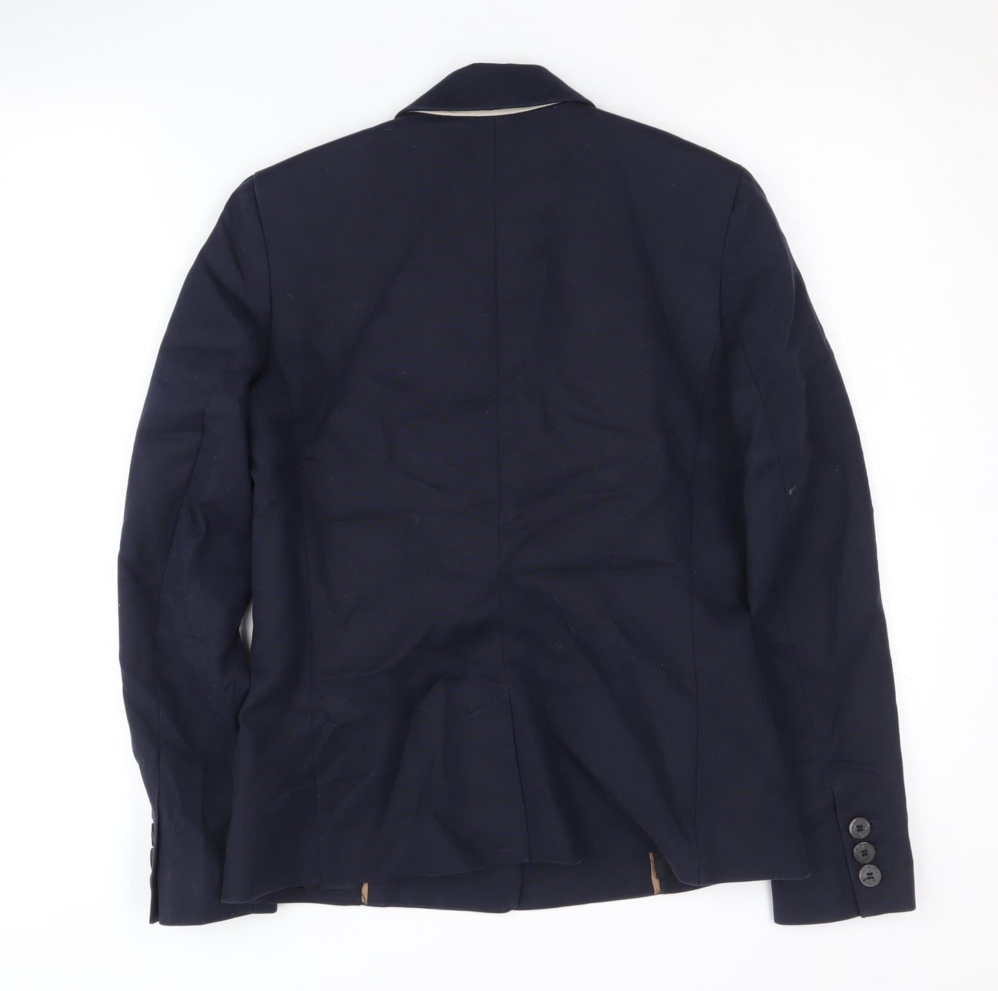 MNG Women's Blue Blazer, Size 8, Business Classic