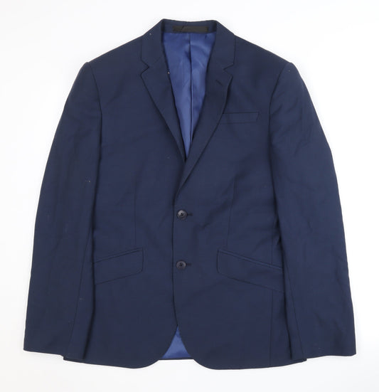 Marks and Spencer Men's Blue Blazer, 36 Short, Classic Style