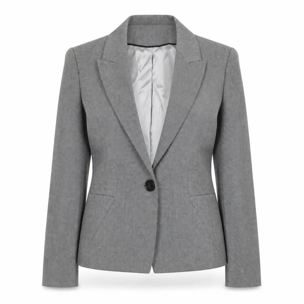 Principles Women's Grey Blazer - Size 12, Business Ready