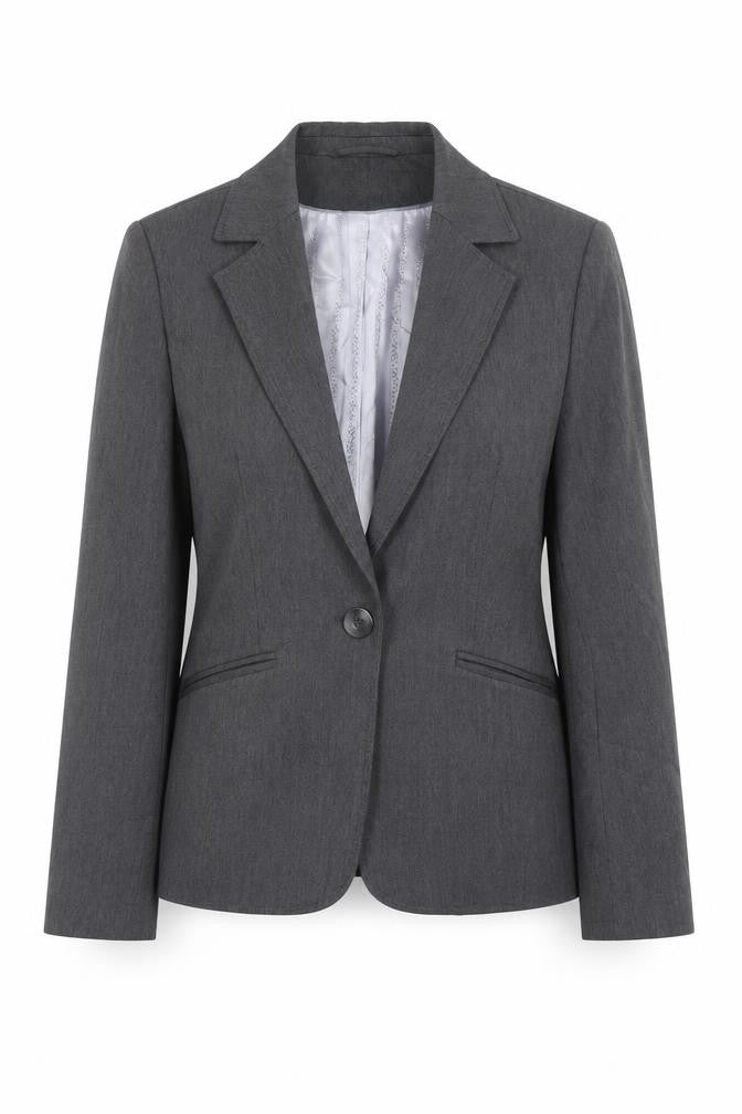 Autonomy Grey Women's Petites Blazer - Size 10