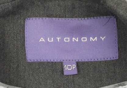 Autonomy Grey Women's Petites Blazer - Size 10