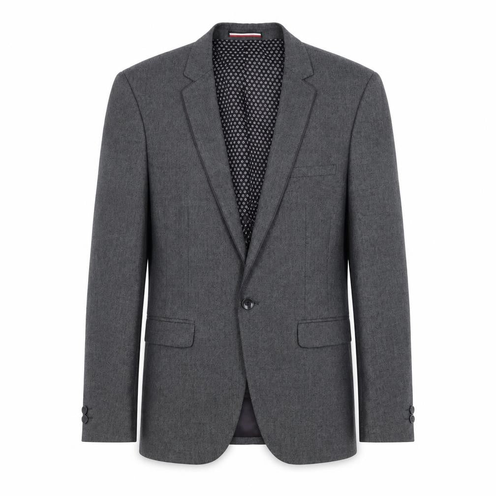 Ventuno 21 Men's Grey Blazer Jacket Notch Lapel Size 38