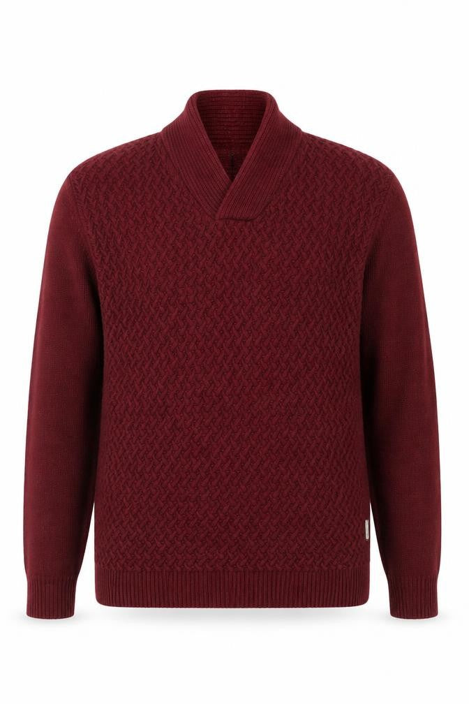 Peter Werth Men's Red Wool Mix Pullover Jumper M