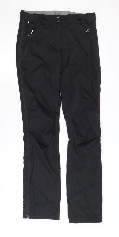 Decathlon Womens Black XS Track Pants for Hiking