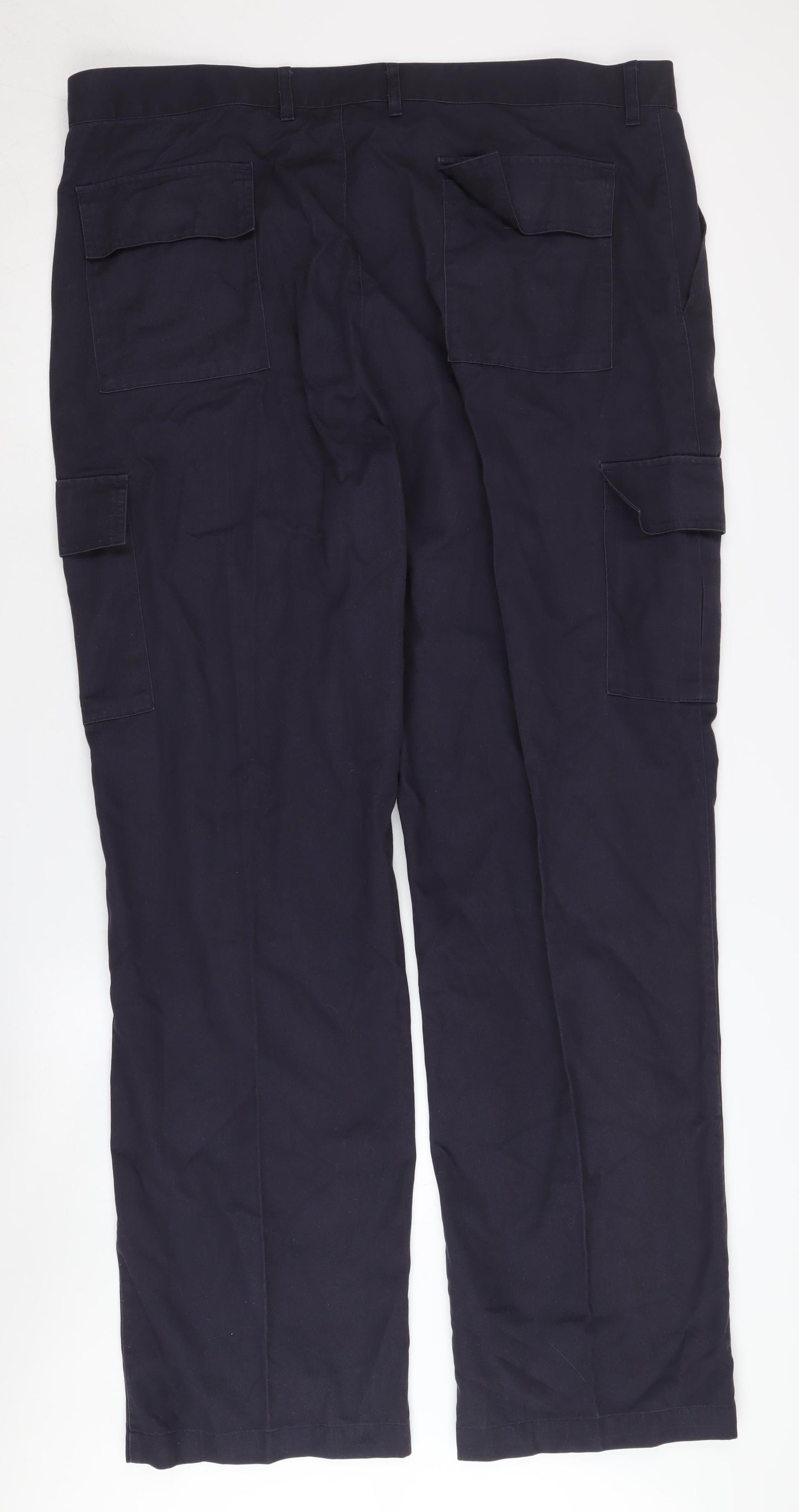 Benchmark Men's Black Cargo Trousers 42T Workwear