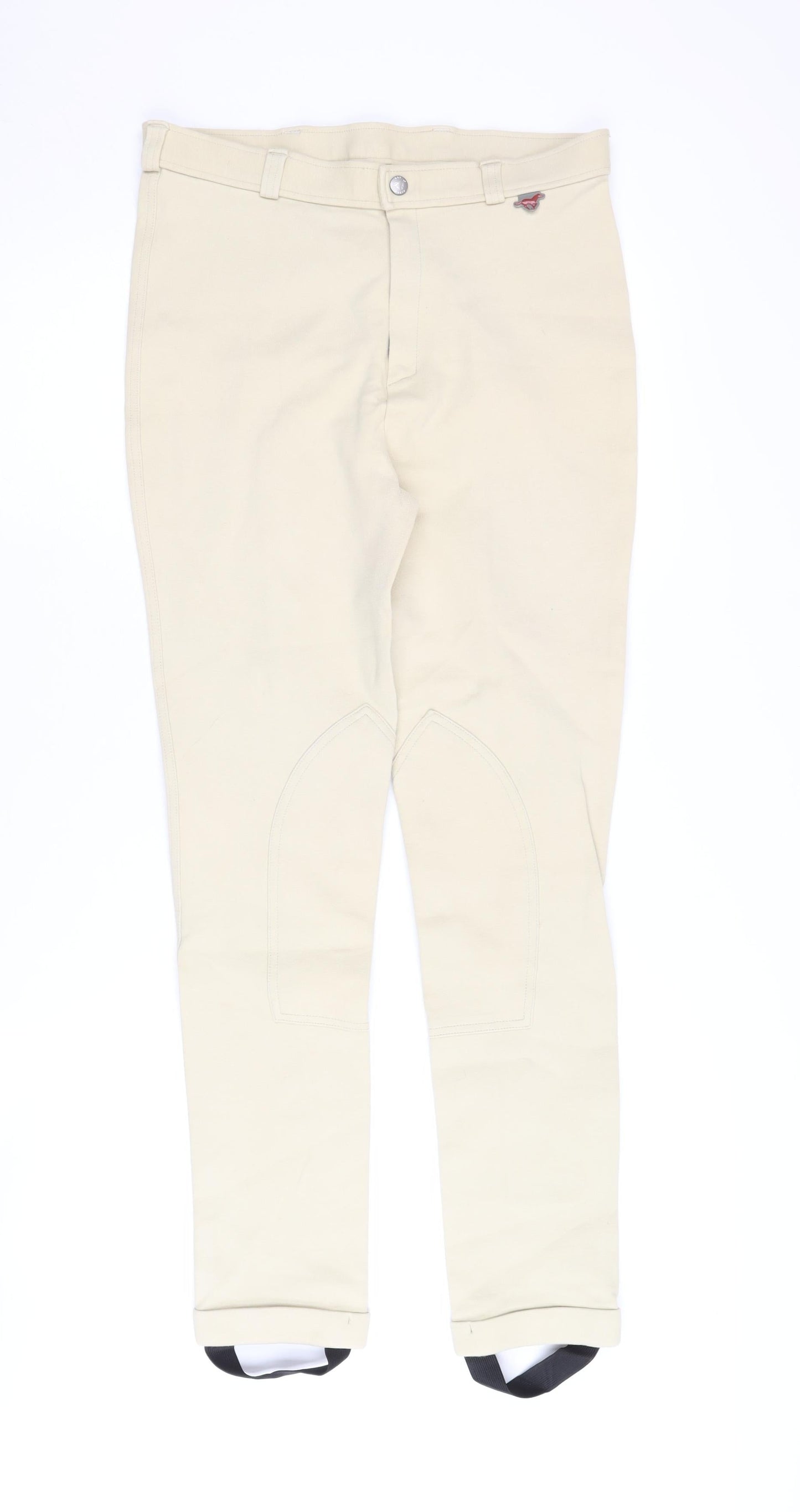 Red Horse Beige Stirrup Trousers Unisex Size 16