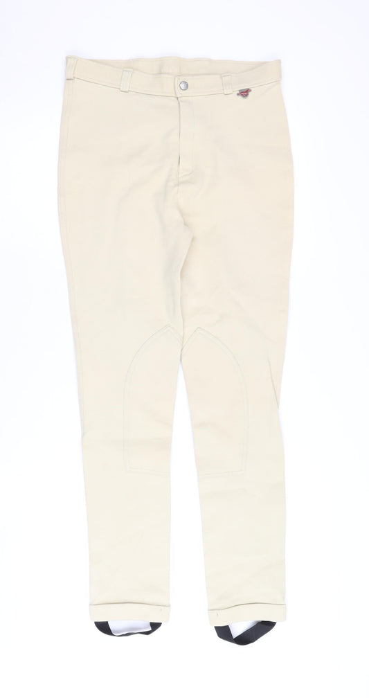 Red Horse Beige Stirrup Trousers Unisex Size 16