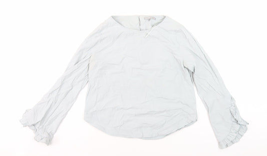 Oliver Bonas Blue Blouse, Women's Size 12, Casual Wear
