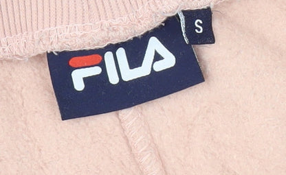 Close-up detail of Fila Women's Pink Jogger Trousers -, size S