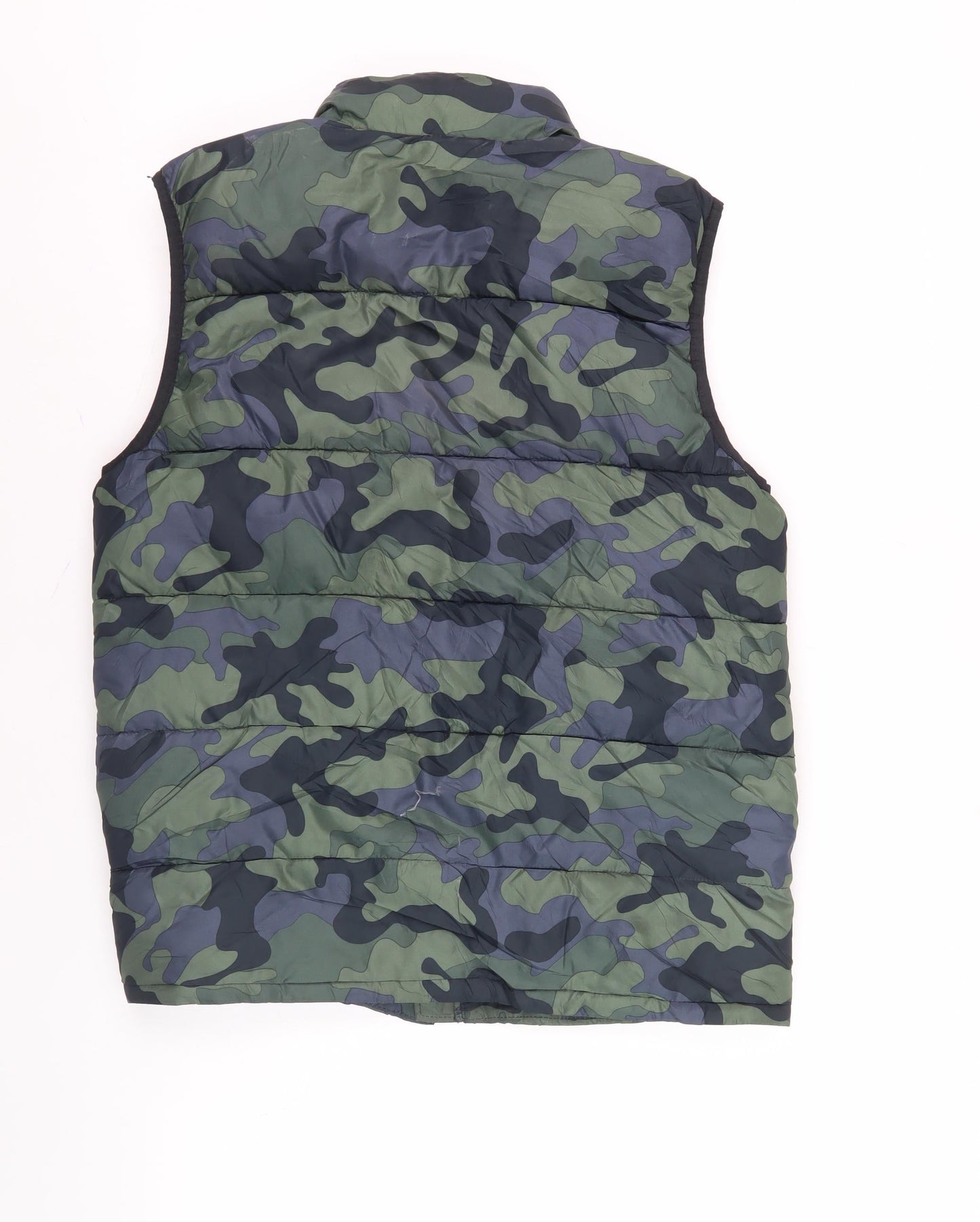 GAP Teens Green Camouflage Puffer Waistcoat 2XL