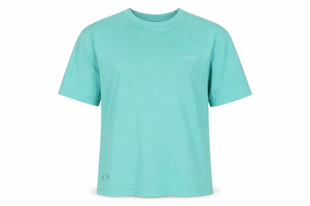 Collusion Men’s Green Crew Neck T-Shirt, Size S