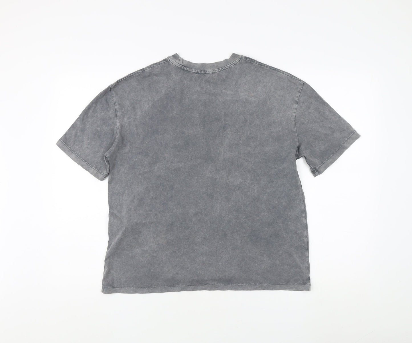 Zara Women's Grey Art T-Shirt, 2XS, Cotton