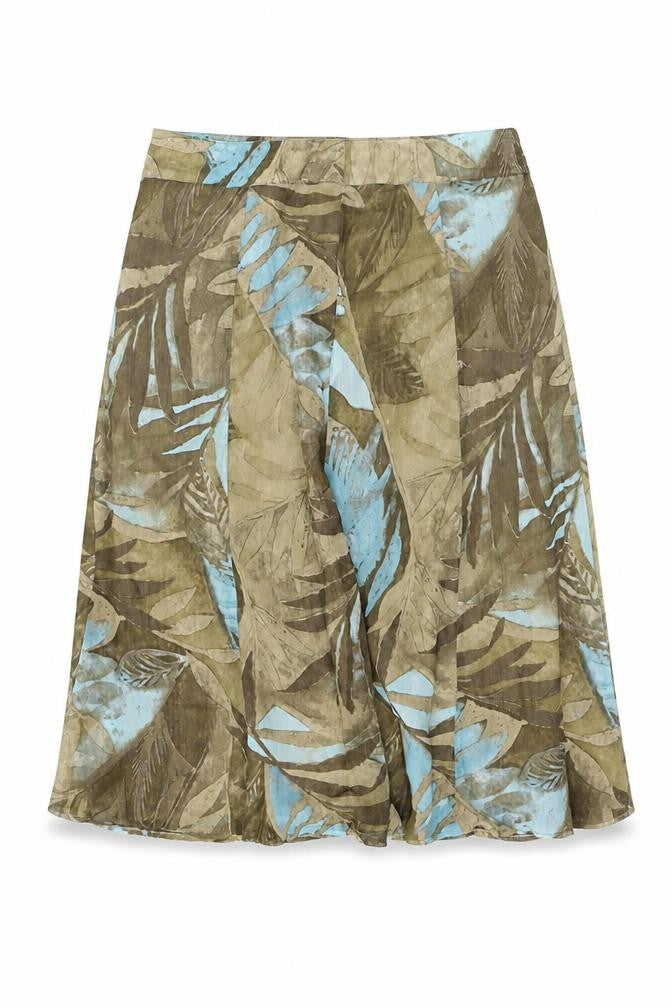 Gelco Women's Multicoloured Floral Skirt Size 10