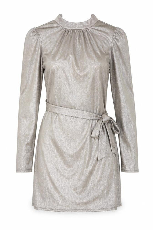 New Look Women's Silver Party Mini Dress Size 16