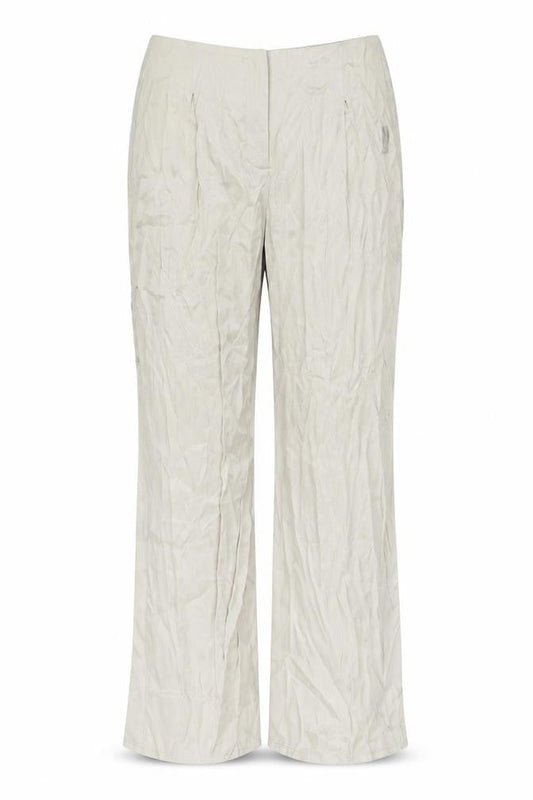 Zara Women’s Beige Wide-Leg Trousers M
