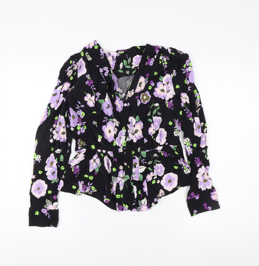 Marks and Spencer Women's Floral Blouse - Size 12