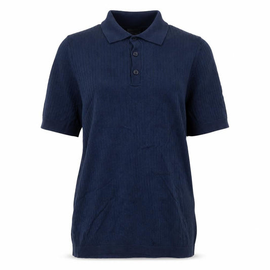 Next Womens Blue Collared Knit Henley Jumper XS