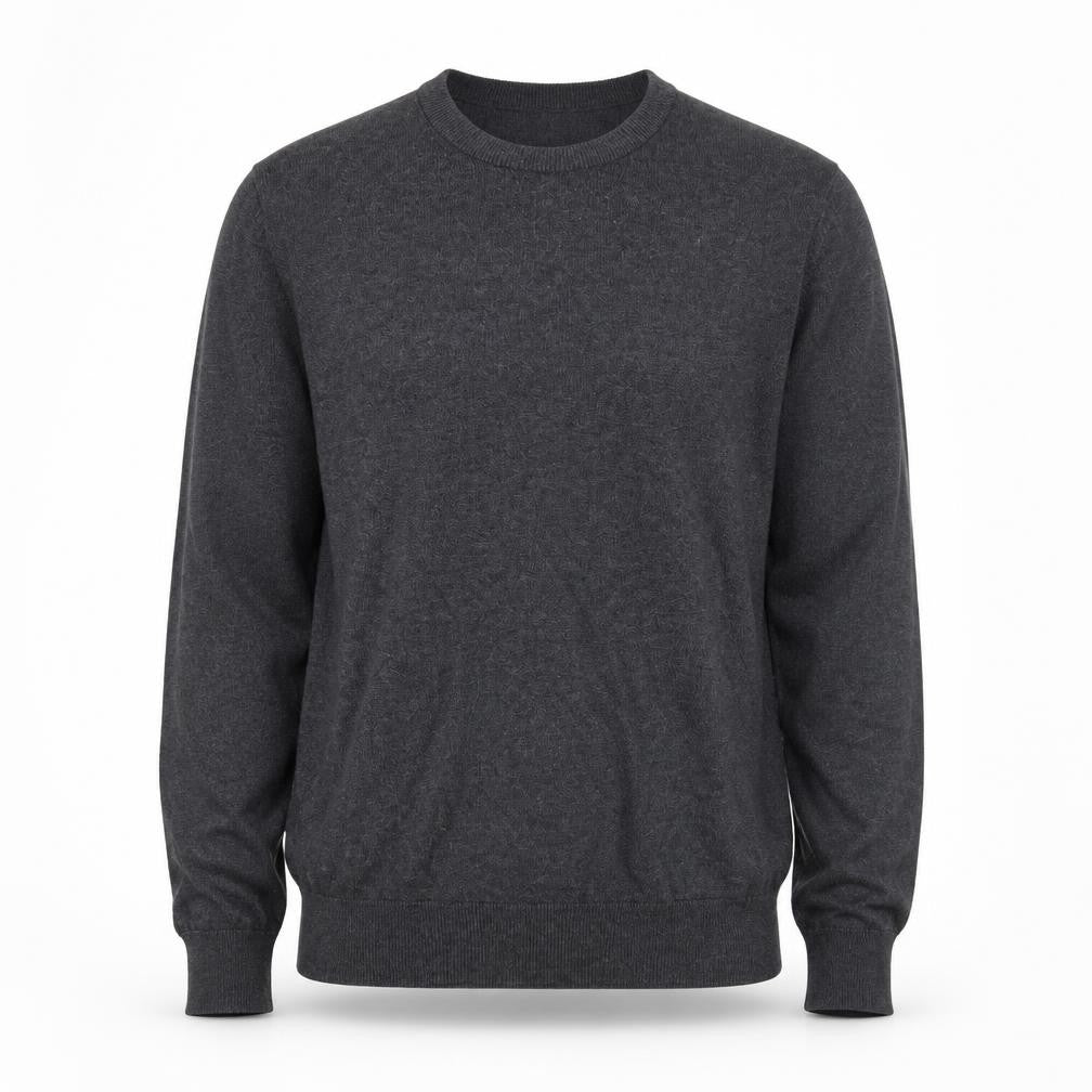 Marks & Spencer Men's Grey Cotton Pullover, Size L