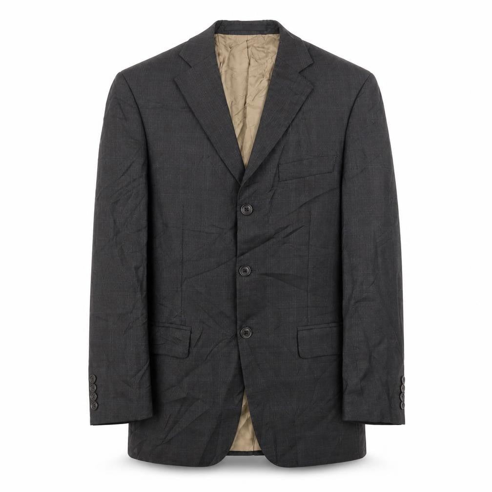 Marks & Spencer Men's Brown Check Blazer 36R