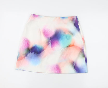 Back view of French Connection Women's Multicoloured Skirt UK 10
