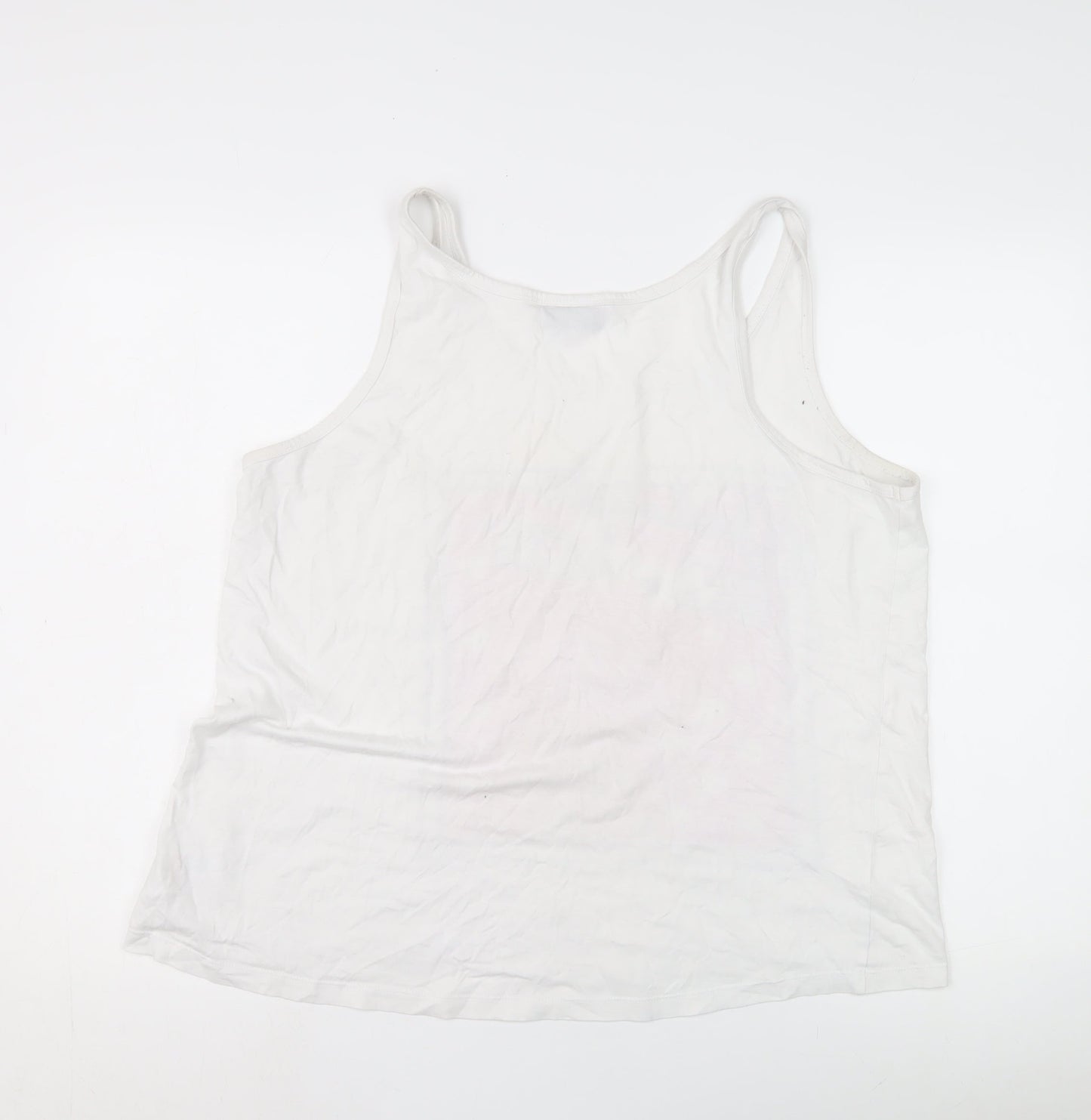Sesame Street Women's M White Elmo Camisole Tank Top