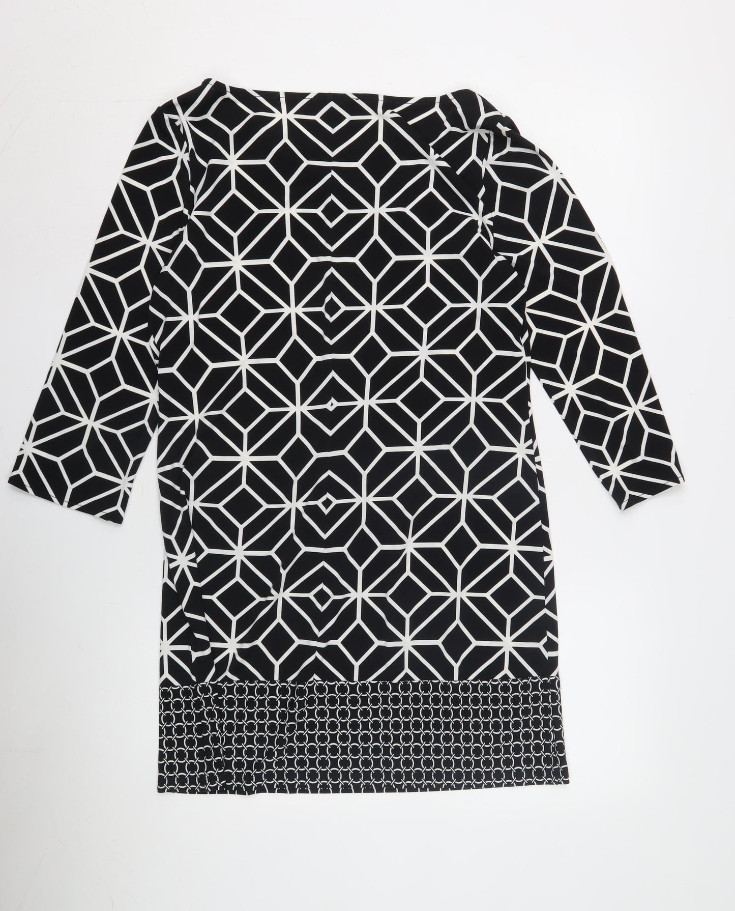 Principles by Ben de Lisi Women's Black 3/4 Sleeve Dress Size 14