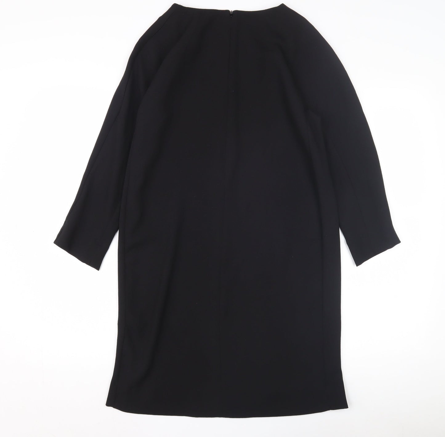 COS Women's Black Shift Dress Size S 3/4 Sleeve