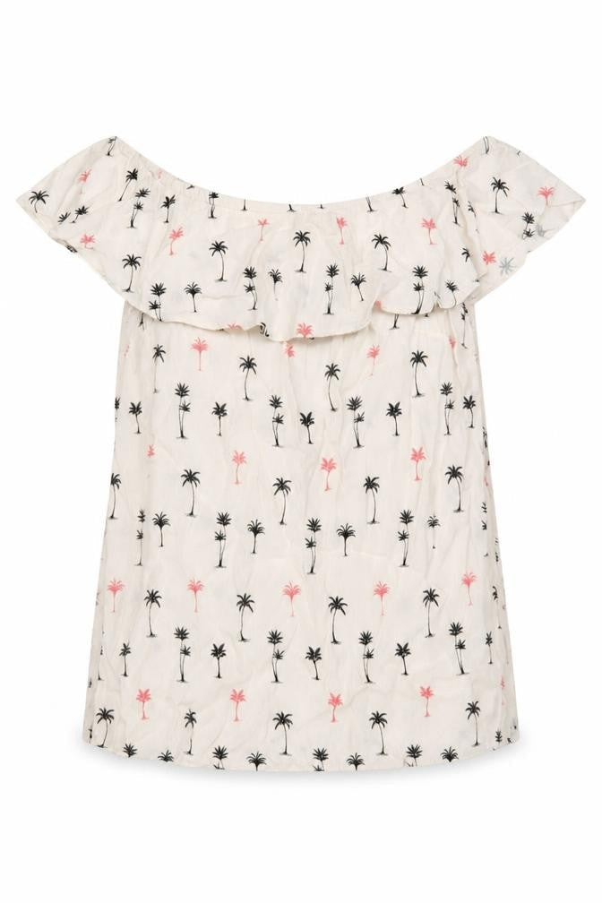 Oasis Women's Ivory Blouse, Size 10, Summer Beach Style