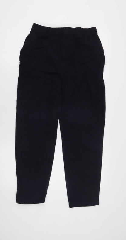 Additional front view of COS Women's Black Wool Trousers, size 4