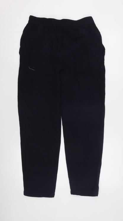 Back view of COS Women's Black Wool Trousers, size 4
