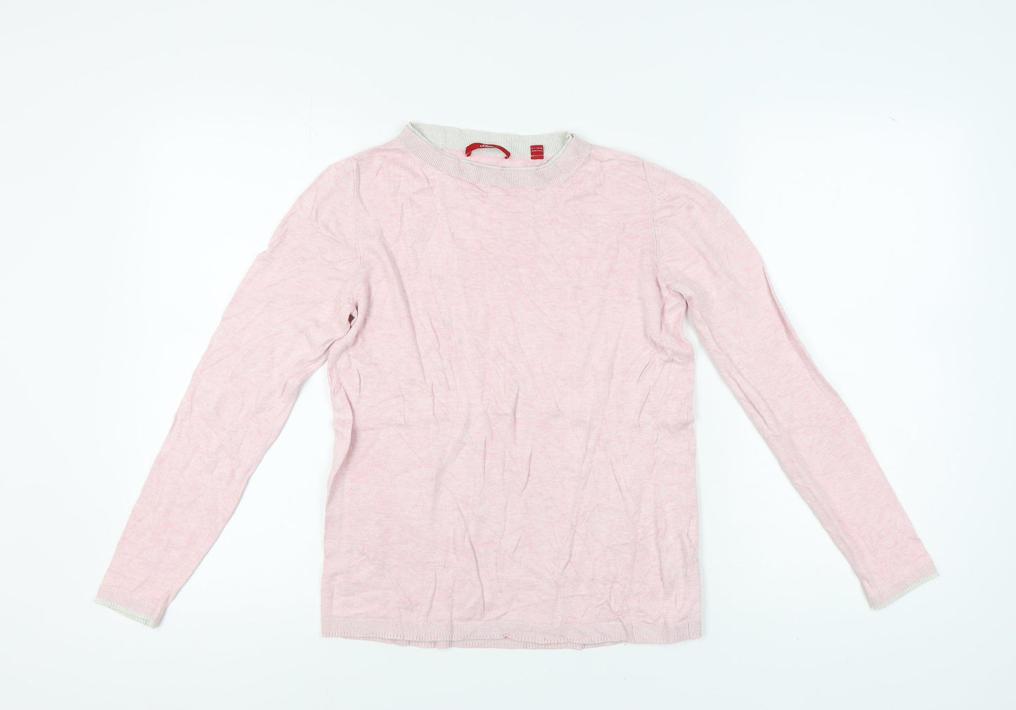 s.Oliver Women's Pink Pullover Jumper Size 10