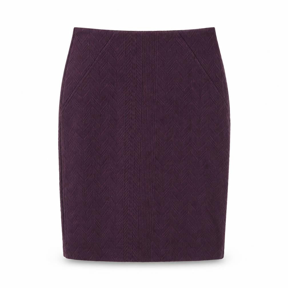 Noa Noa Women's Purple Pencil Skirt