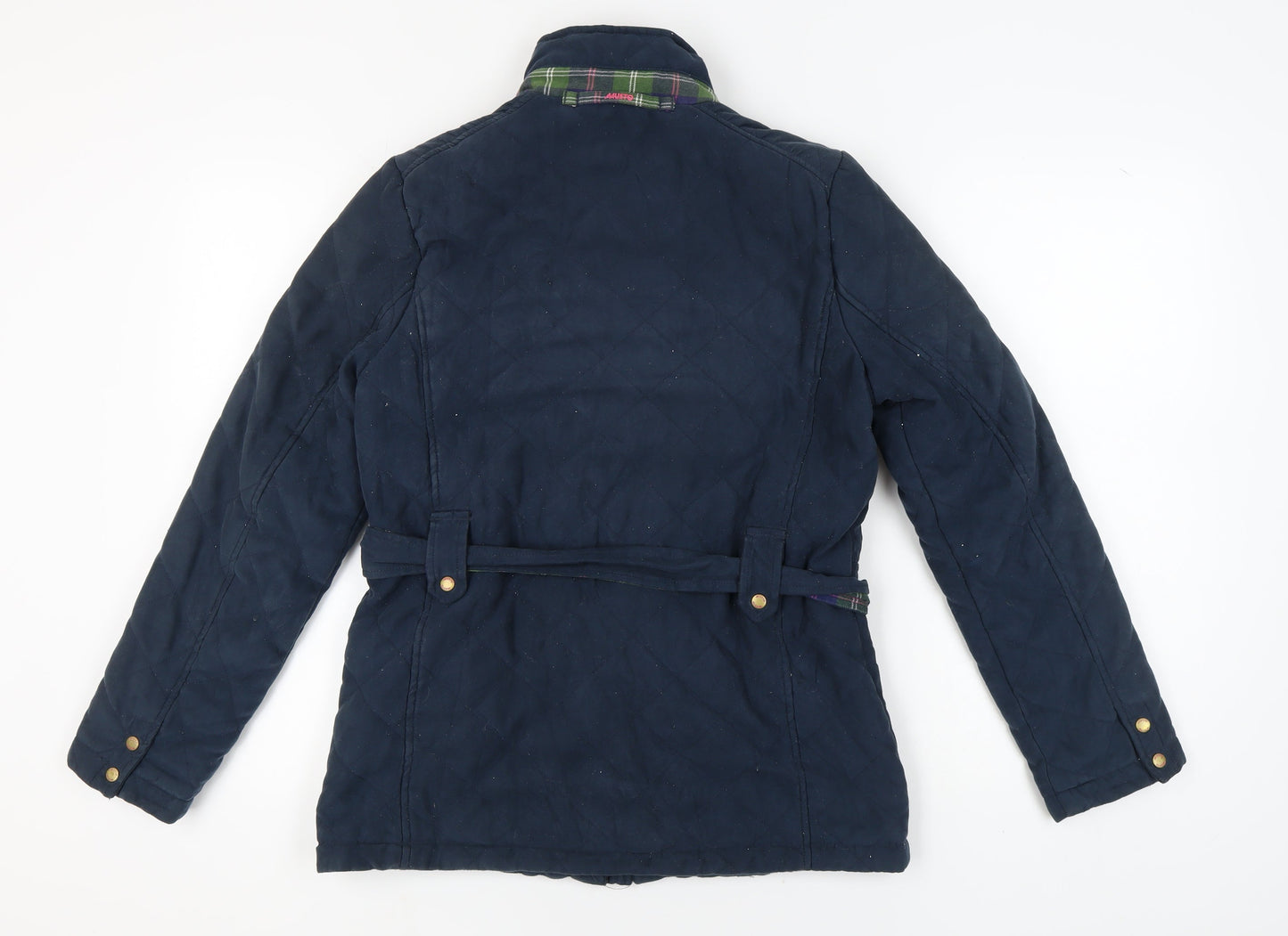 Musto Women's Blue Quilted Jacket Size 10