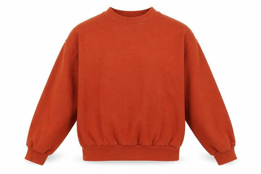 Bershka Women's Orange Pullover Sweatshirt S