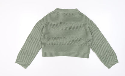 New Look Teens Green Pullover Jumper Size 14