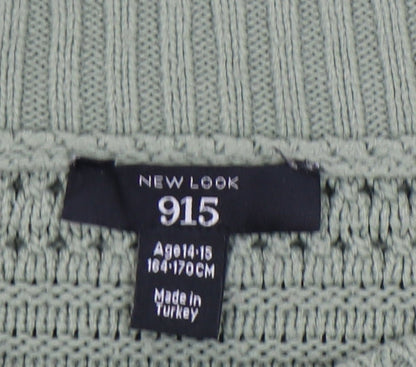 New Look Teens Green Pullover Jumper Size 14