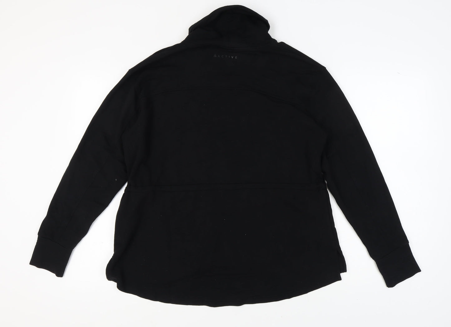 Next Women's Black High Neck Sweatshirt, Size M