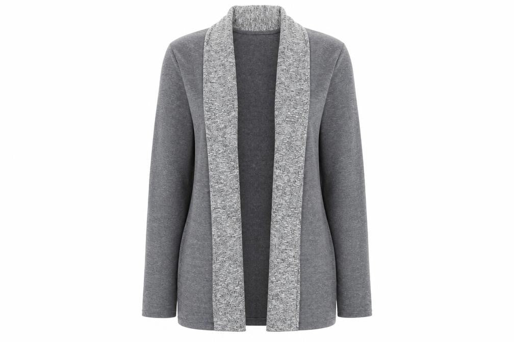 River Island Women's Grey Open Front Cardigan XS Long Sleeve