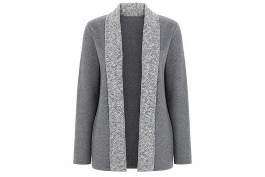 River Island Women's Grey Open Front Cardigan XS Long Sleeve